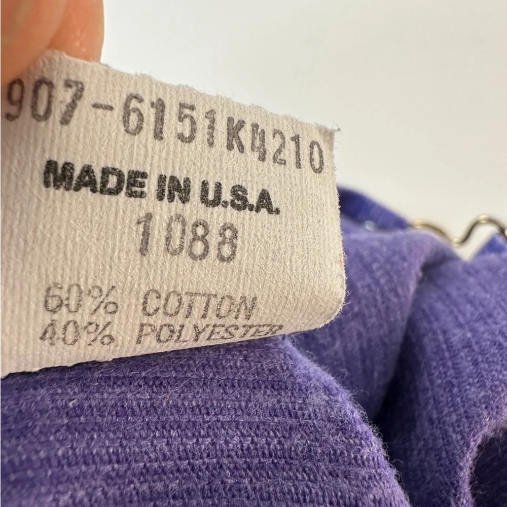 VTG OshKosh B’Gosh Girls Skirtall Purple Corduroy Overalls Toddler 4 Made in USA